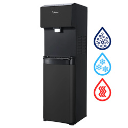 Wolnostojący dystrybutor wody Midea Soda Plus Black | Woda zimna, gorąca, gazowana